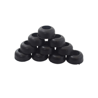 Rubber Bull Nose Seals Suit POL Inlet Gas Inlet Fittings Dome Gasket Direct Replacement 10Pcs