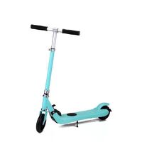 6" Kids Electric Scooter 150W 22V 2Ah Riding Motor Foldable Portable E-Scooter Green