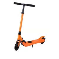 6" Kids Electric Scooter 150W 22V 2Ah Riding Motor Foldable Portable E-Scooter Orange