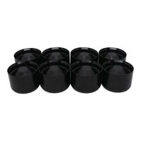 8X Black Aluminum Storage Cups Fit For NAPA 4003 / WIX 24003, OD: 1.797" +/-.004
