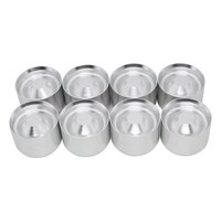 8 X Silver Aluminum Storage Cups Fit For NAPA 4003 / WIX 24003 OD 1.797" ID 1.620"