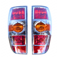 FIT FOR MAZDA BT50 XTR UTE PICKUP TAIL LIGHTS PAIR 2008-2011 L & R CHROME NEW