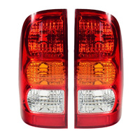 Pair Of LH+RH Tail Light Lamp Fit For Toyota Hilux Style Side 2005-2011 2WD Ute 
