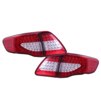 Red Clear LED Tail Light Fit For Toyota Corolla ZRE152 2007-2010 Rear Lamp Taillight