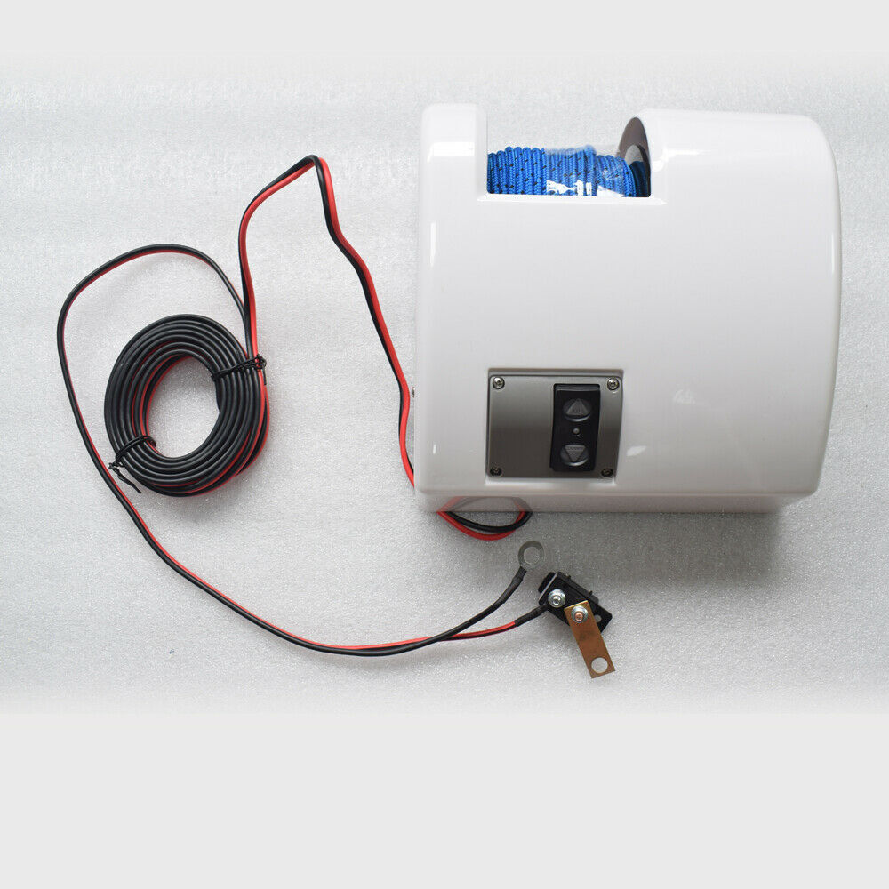 Boat Anchor Winch Electric Marine SaltWater w/ Wireless Remote Control