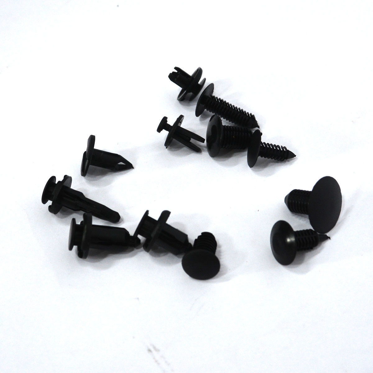 240 PCs Plastic Car Door Trim Clips Bumper Rivets Machter