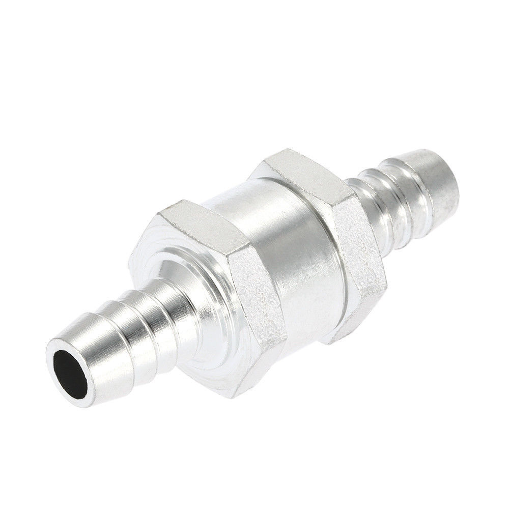 10mm 3/8" One Way Non Return Fuel Line Check Valve Petrol Diesel Aluminium Machter Autoparts