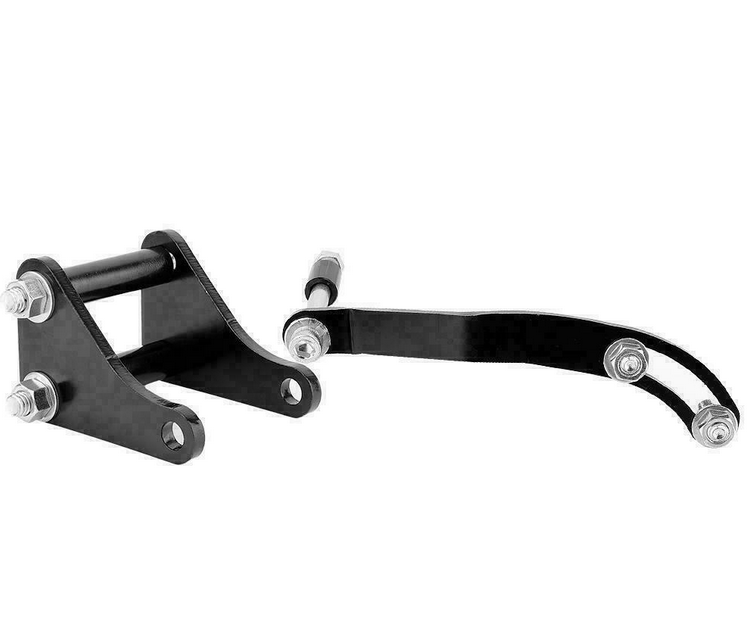Black Power Steering Pump Mounting Bracket LWP SWP SB Fit For Chevy 327