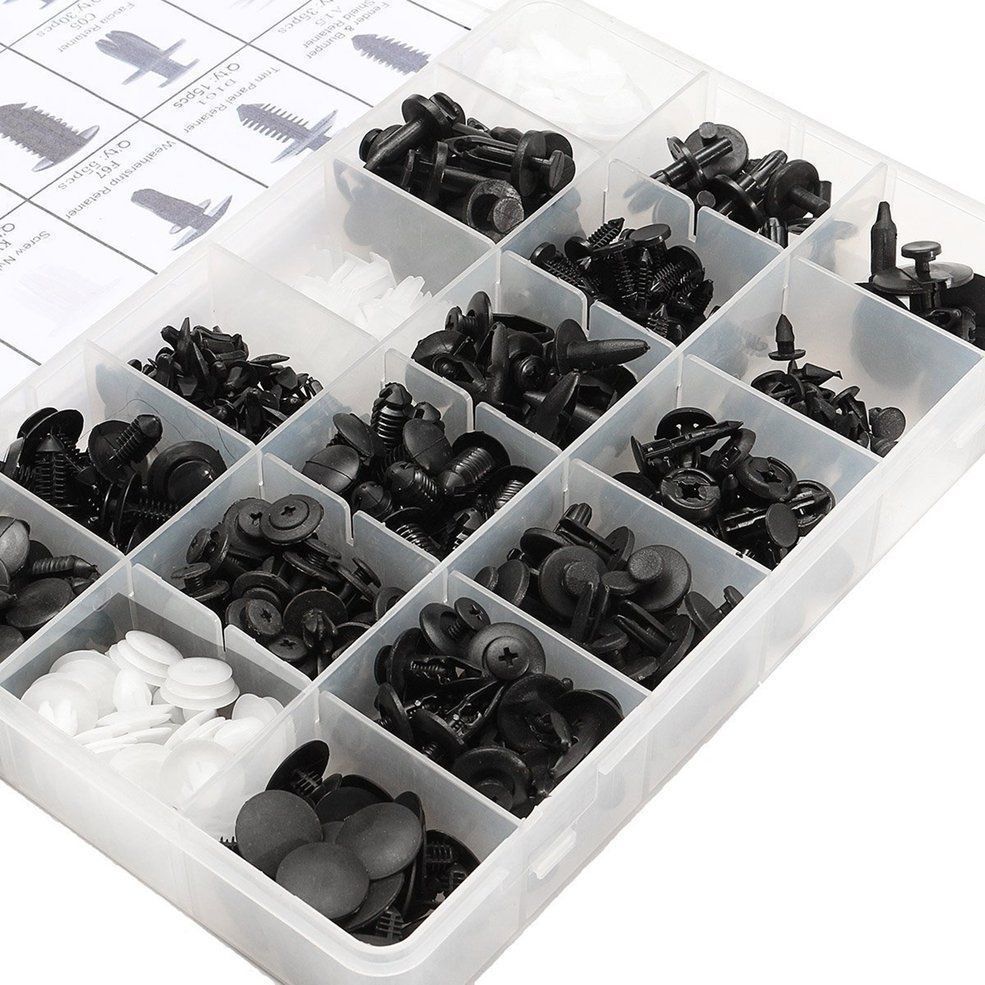 Plastic Push Pin Rivet Fasteners Trim Panel Clips 415 PCs