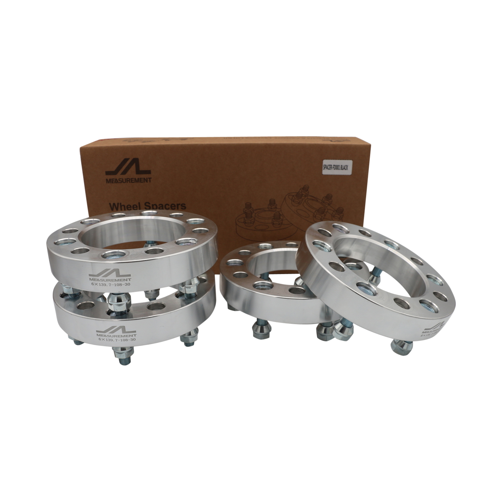 Wheel Spacers 30MM 6 STUD 6X139.7 PCD Fit For Toyota Landcruiser Pajero