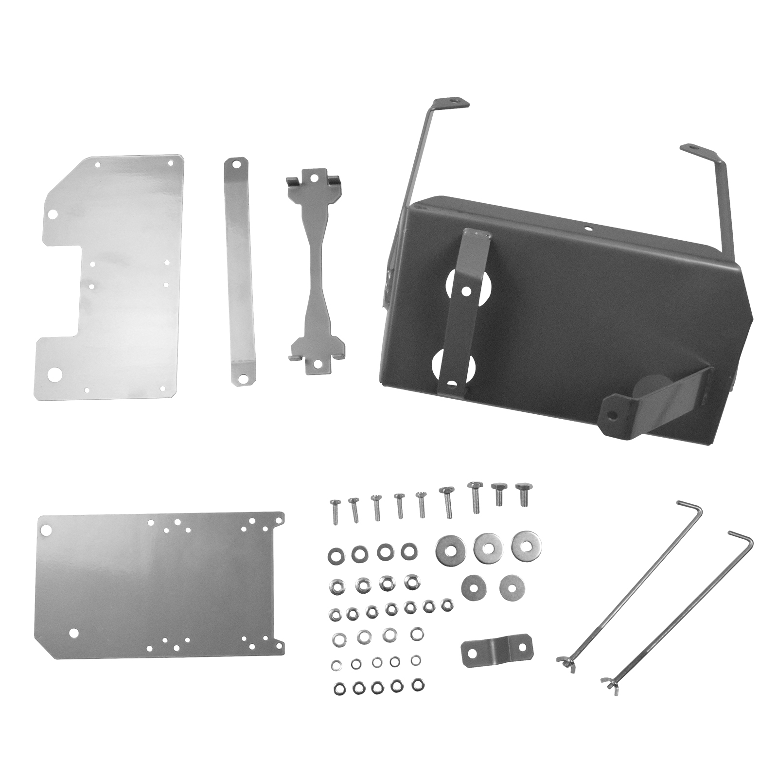 Dual Battery Tray Fit For Toyota Landcruiser 70 76 78 79 Series V8 4.5L